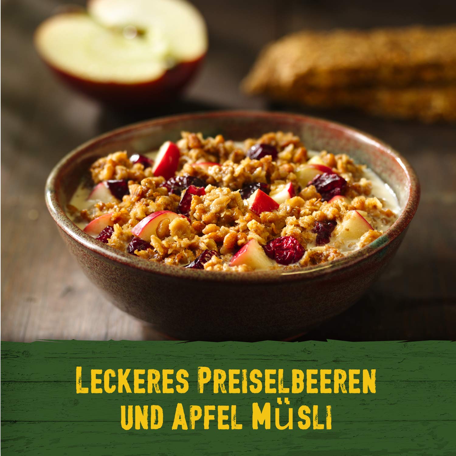 Nature Valley Crunchy Hafer & Dunkle Schokolade, Müsliriegel, 18x2-Bar Pack (18 x 42g)