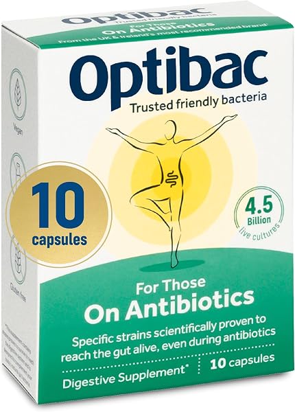 Optibac For Those on Antibiotics Probiotic 4.5 Milliards UFC