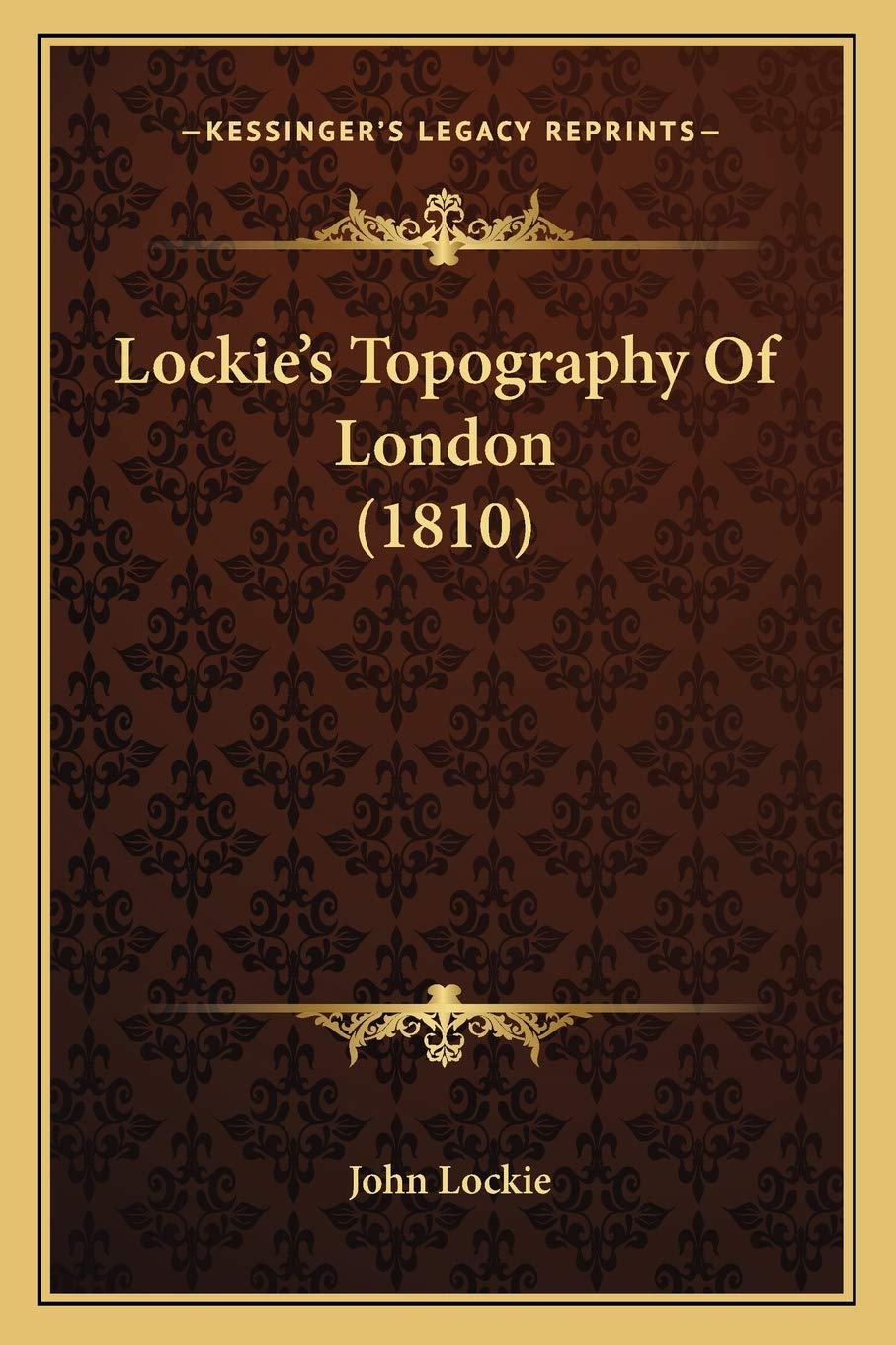 Lockie's Topography Of London (1810)