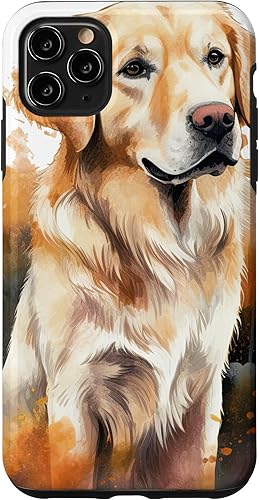 Miniatura 1 de Carcasa para iPhone 11 Pro Max Golden Retriever para amantes de los perros