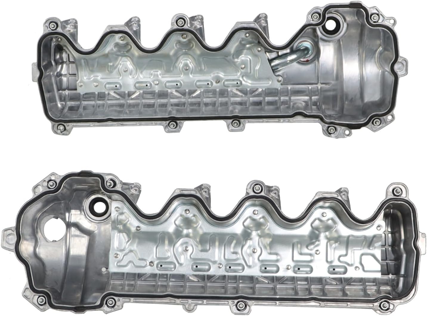 2PCS Engine Valve Cover Gasket Compatible with Explorer Navigator Mustang 2005-2014, Compatible with 150 250 350 Truck 2004-2010 7L1Z6584A 9L1Z6582D 9L1Z6582C 264-909