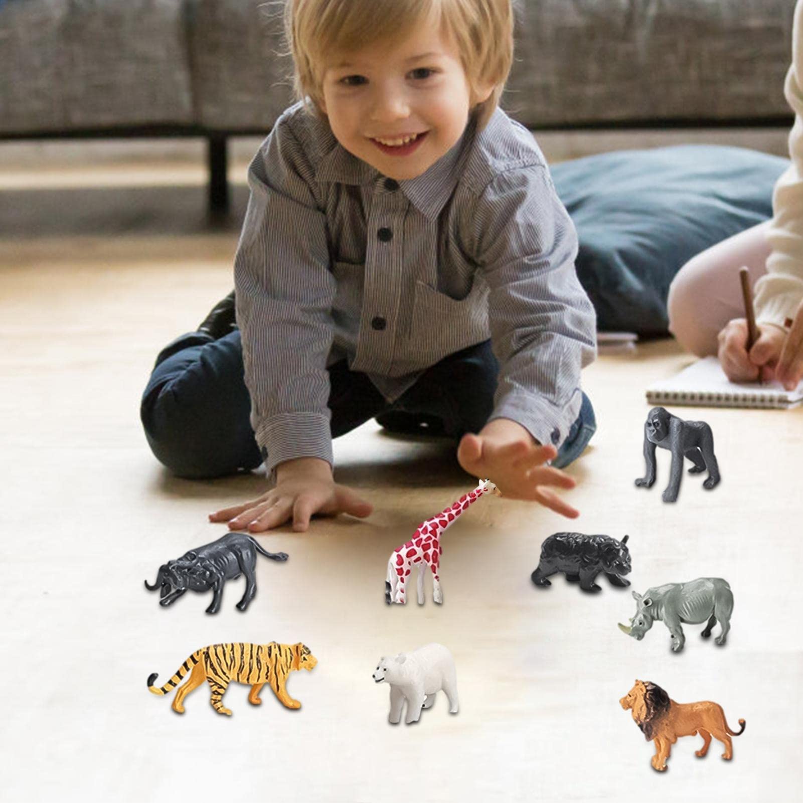 Amazon.co.jp: サファリ動物フィギュア | リアルなジャングル動物園の