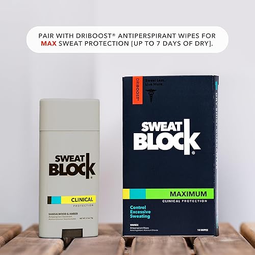 Miniatura 31 de SweatBlock Clinical Strength - Desodorante antitranspirante para mujeres con aroma de coco y vainilla, paquete de 2 unidades de protección de 48