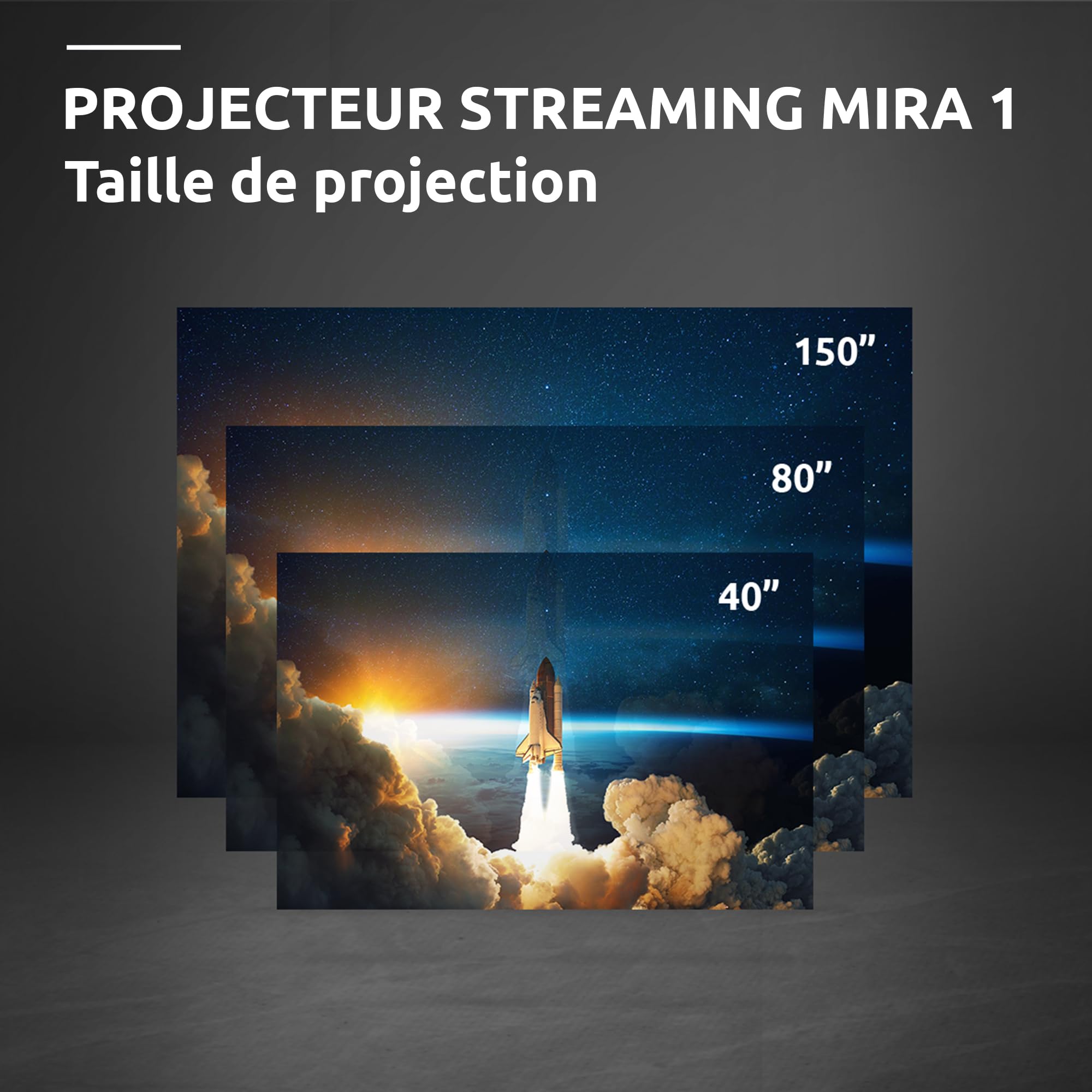 Strong MIRA1 Videoprojecteur 4K Google TV, Auto Focus/Keystone | Wi-FI Bluetooth, Natif 1080P, Mini Projecteur Video Portable Extérieur pour iOS/Android/Cinéma Maison - Vert