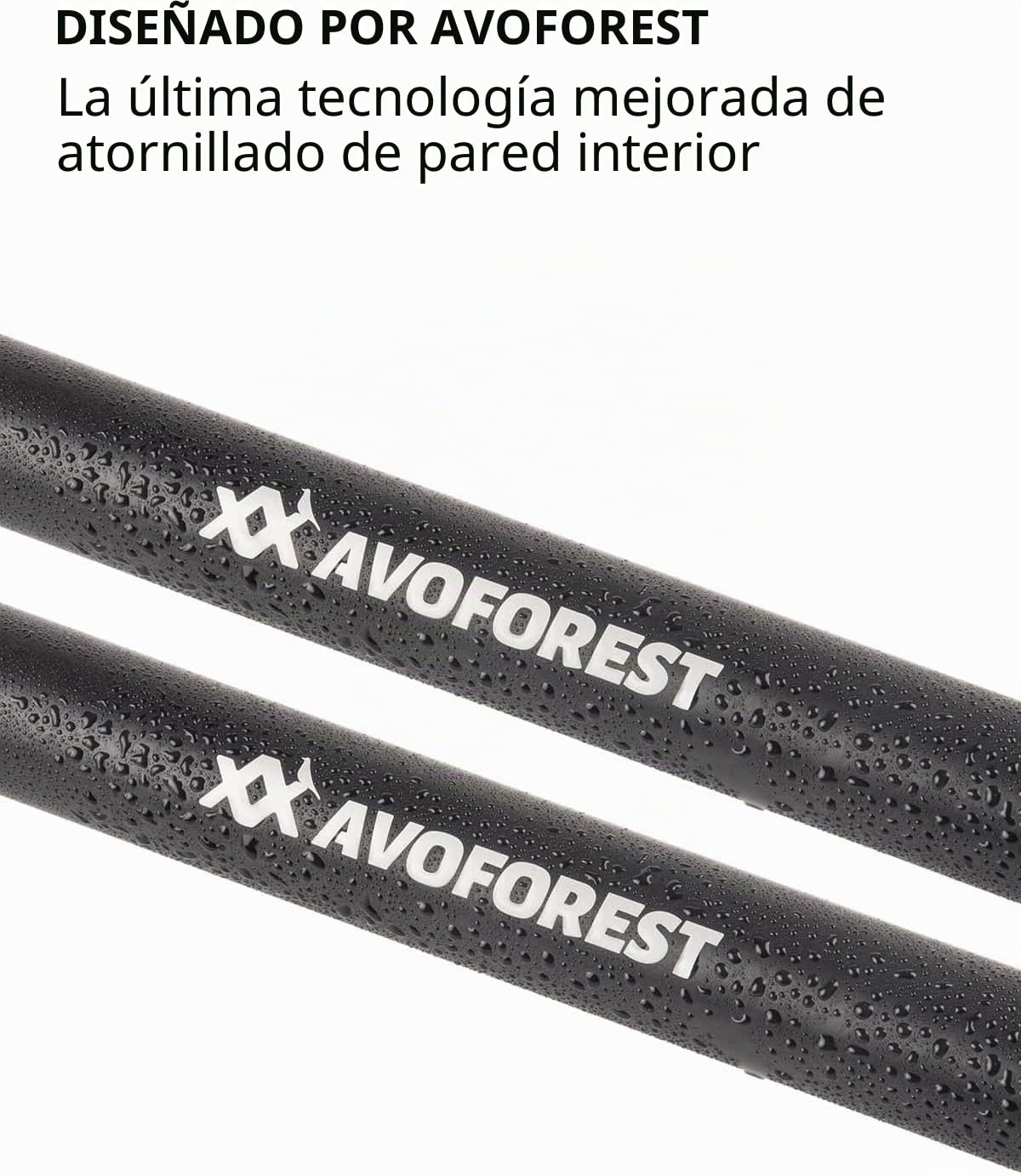 Postes para Lonas Resistentes Ajustables, AVOFOREST Aluminio de Aviación 2.65m Postes Telescópicos para Tienda con Tapa Protectora Postes Plegables Resistentes al Viento Juego de 2 para Lonas - Toldo