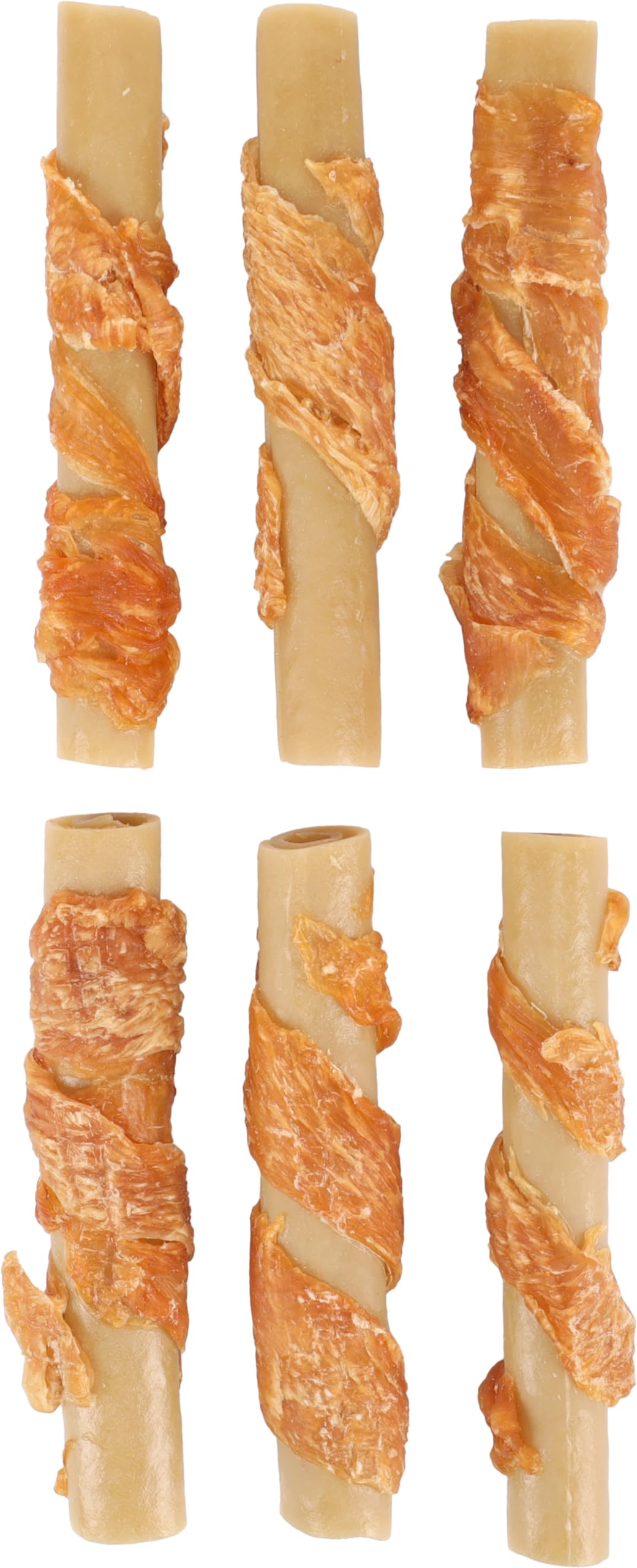 Flamingo Friandise Chien – Bâtonnet sans Peau Bovine au Poulet – 10cm – 120g – Simple et Savoureux