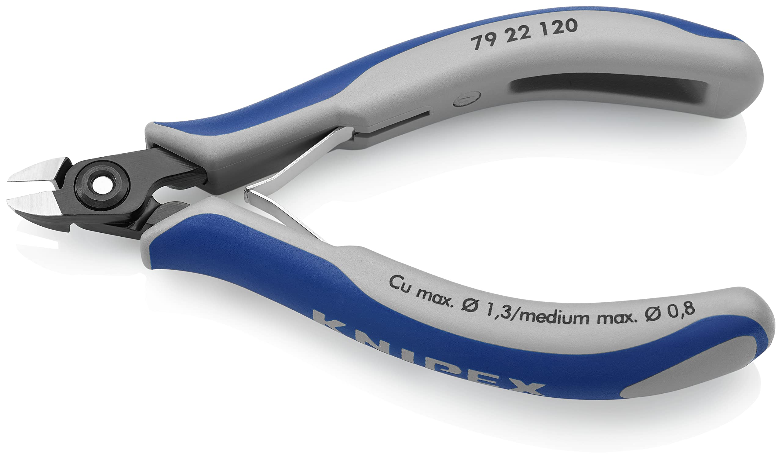 Knipex 79 22 120 Diagonal Cutter 4,72" with mini-head without bevel 1