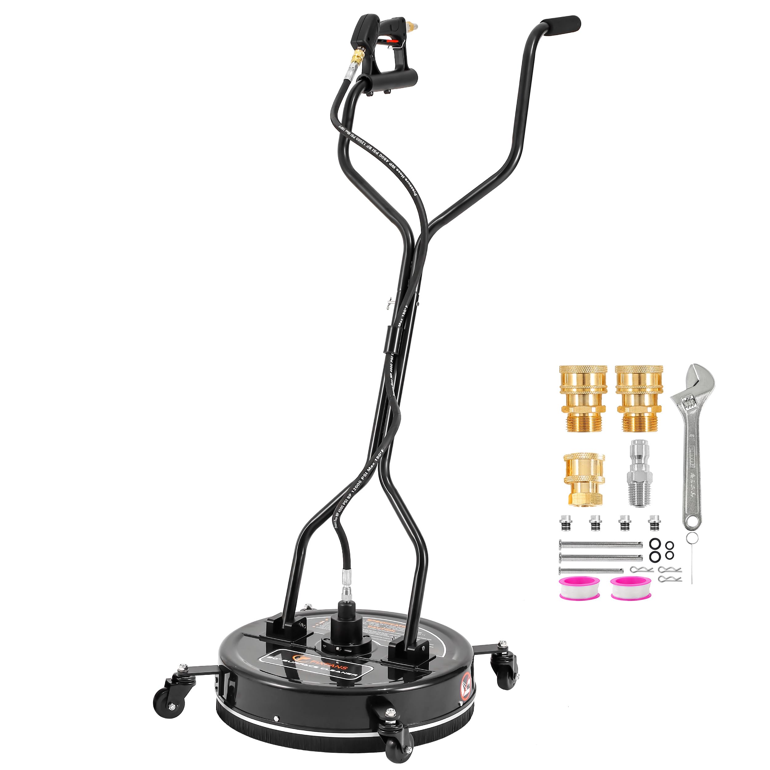 FIXFANS 20 inch Pressure Washer Surface Cleaner