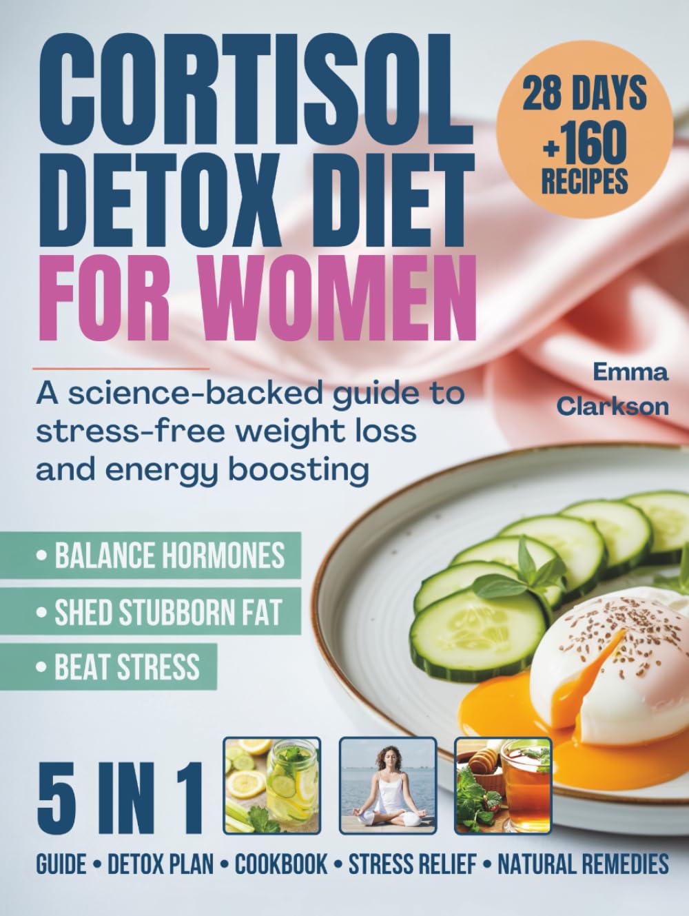 Cortisol Detox Diet for Women: The Complete 28‑Day Reset Protocol for Hormone Balance, Deep Sleep, and Stress‑Free Weight Loss (Premium Color Edition) (Cortisol Reset & Detox)