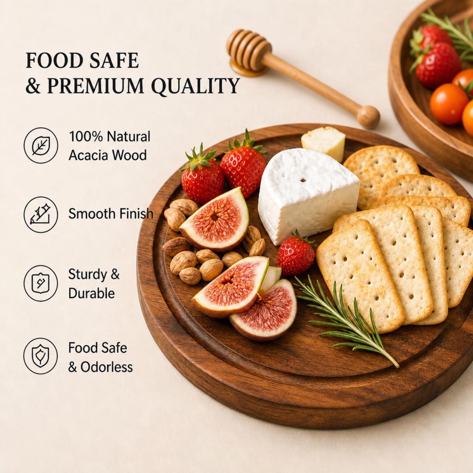 Maxcheck Juego de 6 juegos de premios de juego de novia para baby shower, juego de mesa redonda de queso, mini tabla de embutidos de madera con cuchillos y tenedores, tarjeta de agradecimiento a