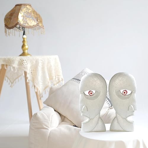 Division Bell Heads Estatua de arte, estatua de resina pintada a mano para decoración del hogar, gran regalo para los amantes de la música rock, disponible en Yaxa El Salvador