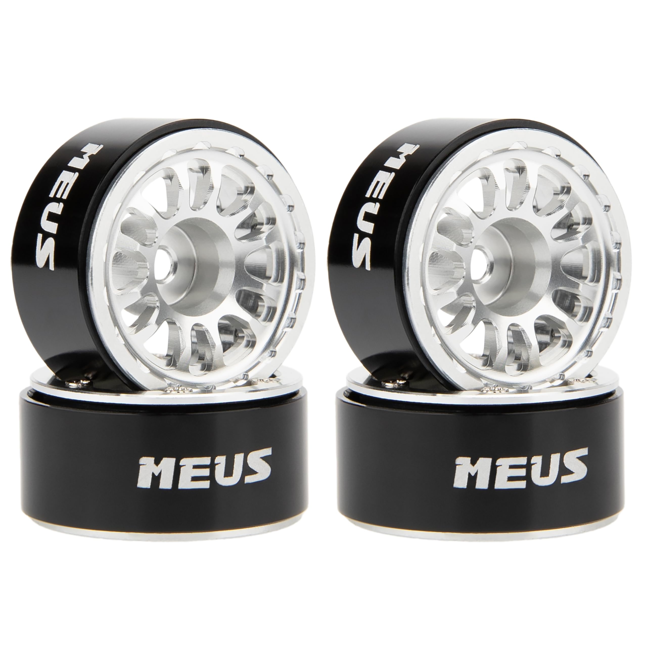 Amazon.com: MEUS RACING 0.7 Beadlock Wheels Rims Wheel for Axial