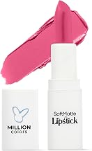 Million Colors Creamy Matte Hydrating Lipstick| Infused With Almond Oil and Vitamin E| Long Lasting, Nourishing and Intense Hydration (Dusty Rose,02)