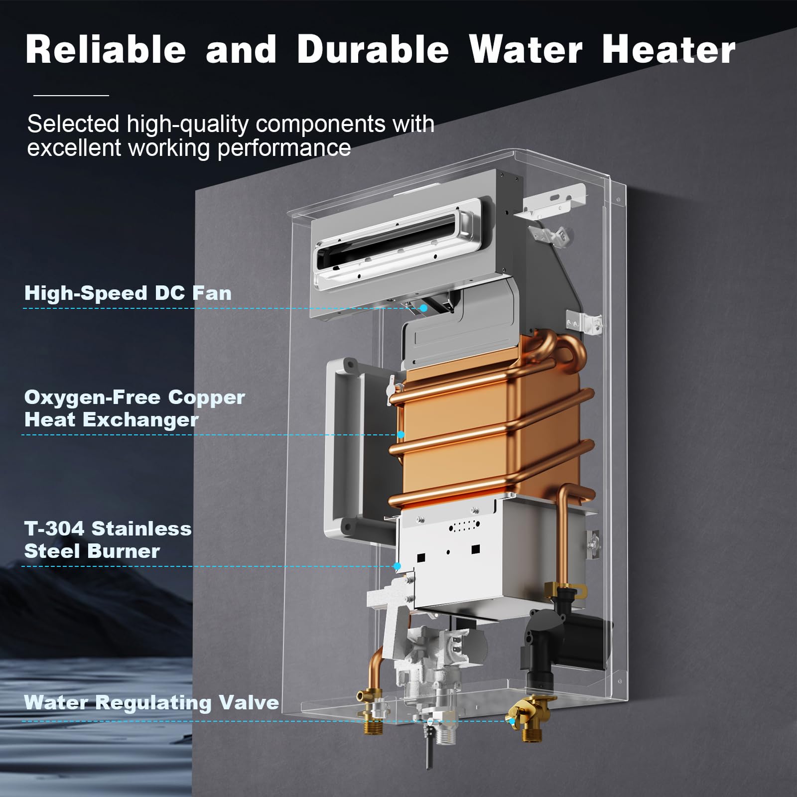 Outdoor Tankless Water Heater - Instant Hot Water -7