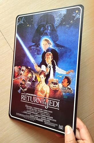 Miniatura 4 de Letreros de pared de estrellas de guerra de estilo retro, divertido póster de película famosa, decoración de pared de cueva de hombre para bares,