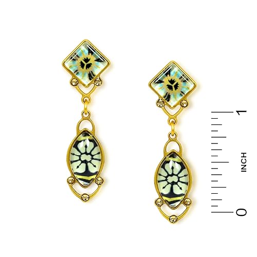 Miniatura 3 de yoolie joyas, magestic-brocade Fashion arete, Primavera-Verano Collection de Artaziae3401