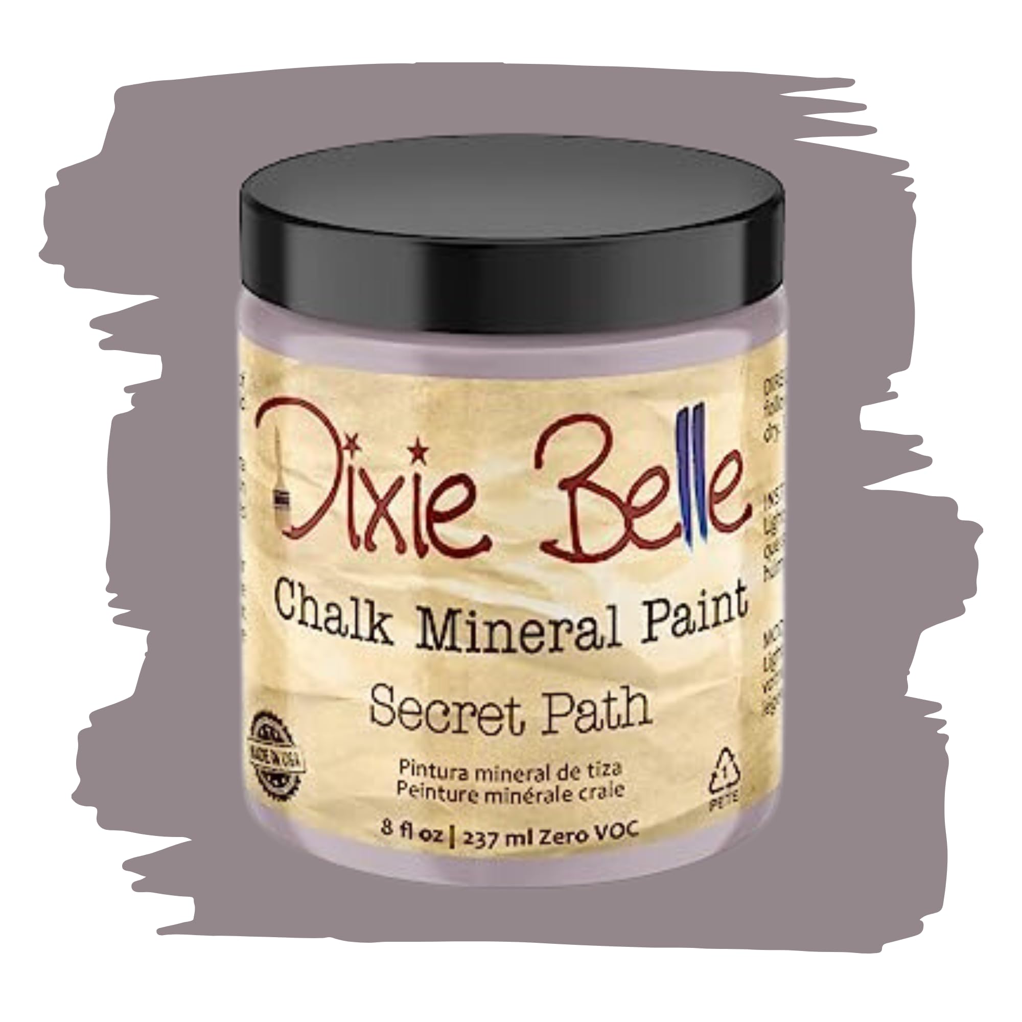 Dixie Belle Paint Company Chalk Finish Furniture Paint - Caviar (32oz) - Matte Black Chic Chalk Mineral DIY Furniture Paint — view 133