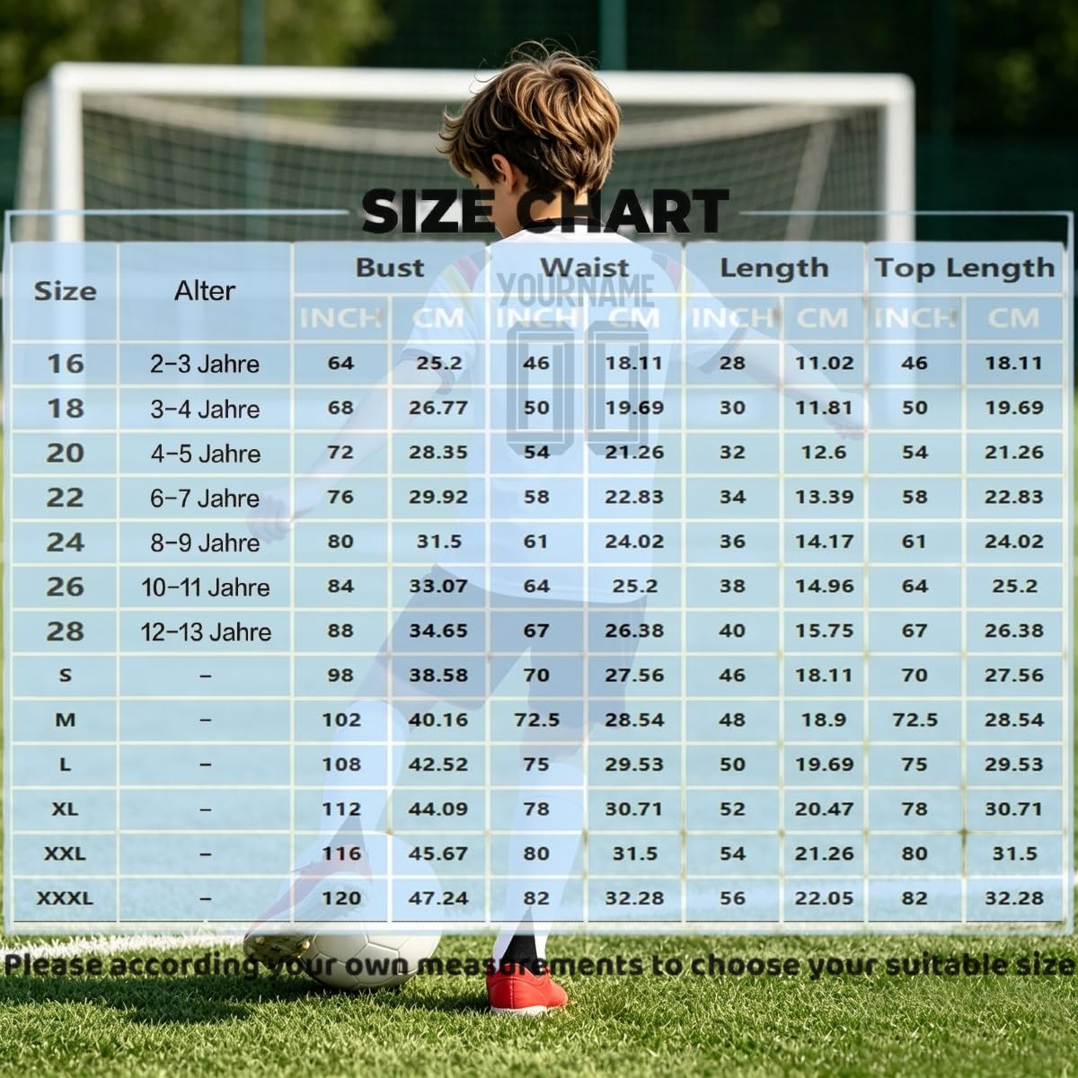 Fußball Trikot Set für Kinder 2026, Fussball Jersey Set Hause/Auswärts Fußballtrikot für Kinder Erwachsene Schnell Trocknendes Atmungsaktives Fußballtrikot mit Fußball-T-Shirt, Shorts und Socken