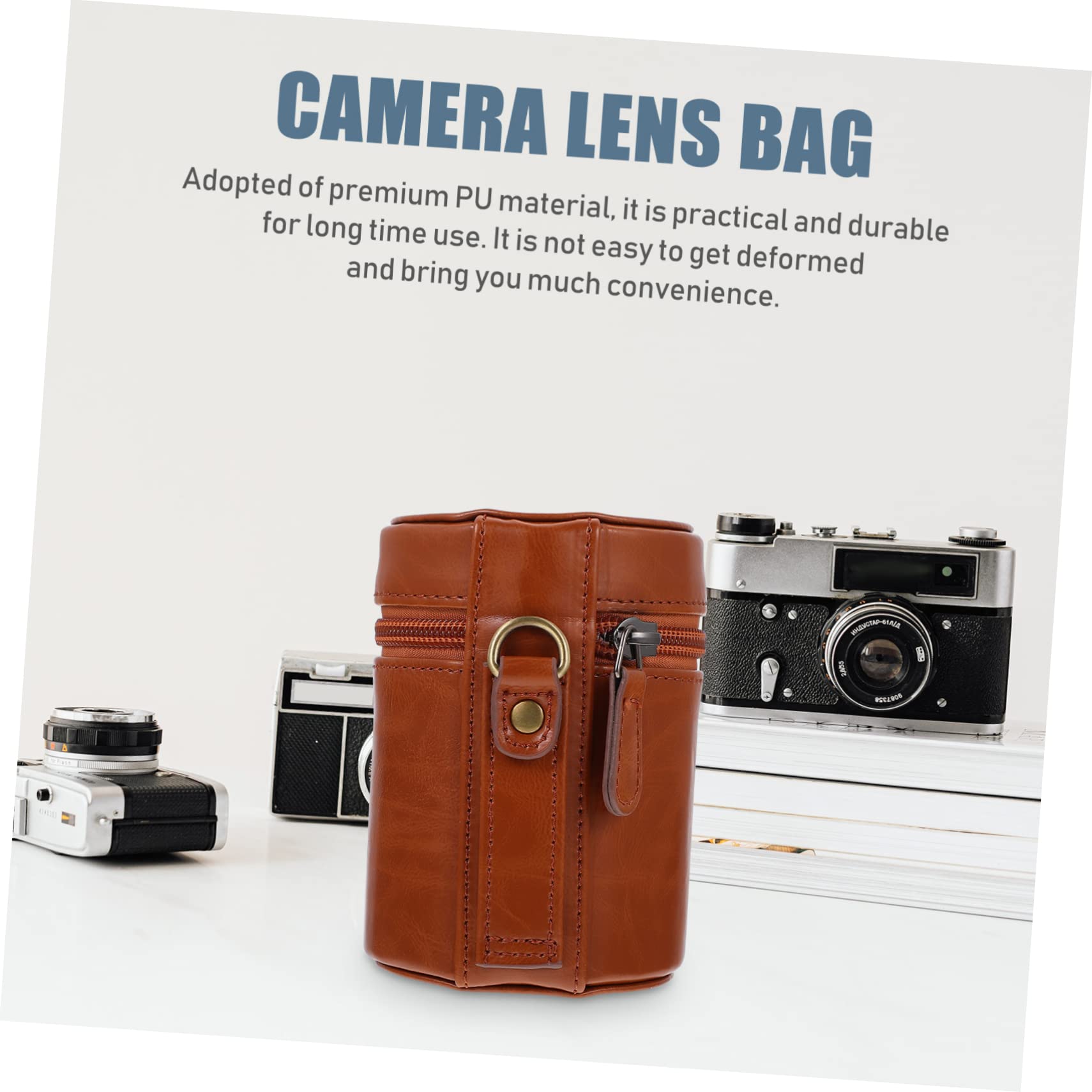 ifundom 2pezzi Custodia Per Obiettivi Fotografici Borsa Protettiva Anti-shock Per Obiettivi Pratica e Multifunzionale Per Fotografi e Amanti Della Fotografia