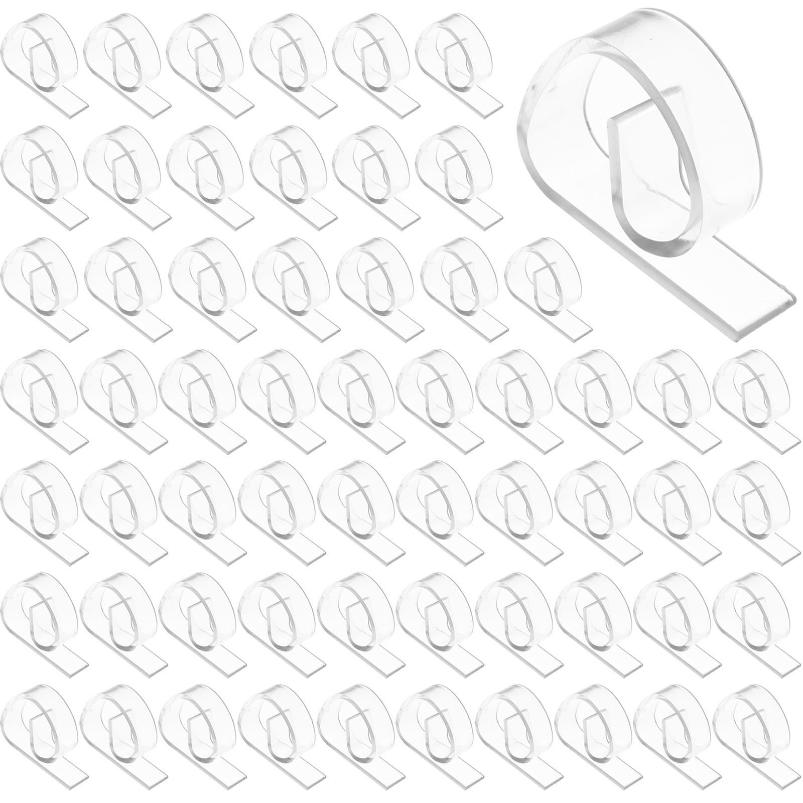 150 Pieces Transparent Clear Tablecloth Clips Plastic Table Cloth Clips Windproof Table Cover Holder Clamps Tablecloth Cloth Holder for Christmas Wedding Party Indoor Outdoor Camping Picnic