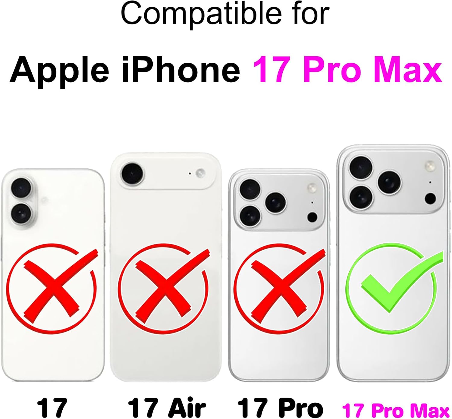 Wallet Case for iPhone 17 Pro Max, Rose Gold image 2