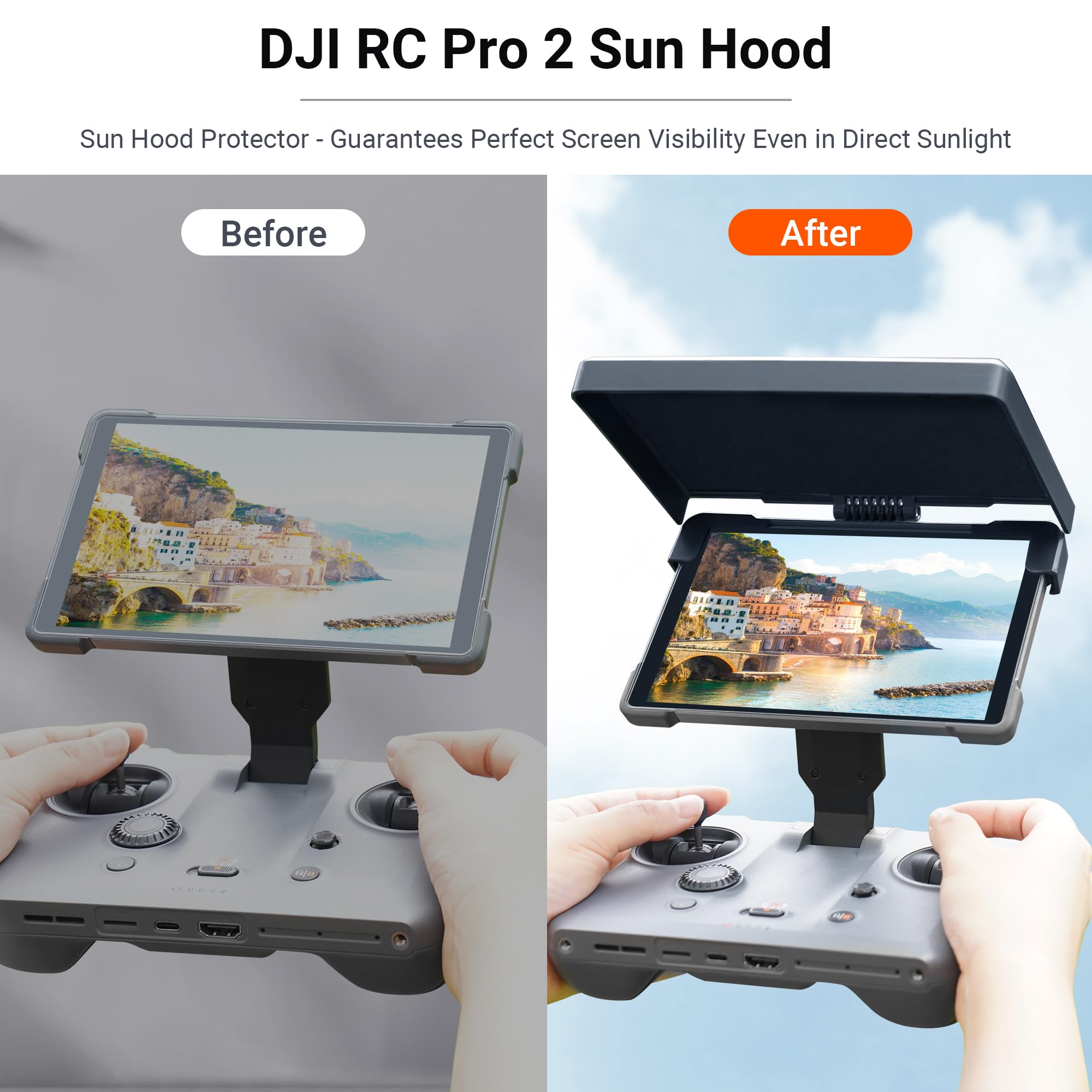 CYNOVA Mavic 4 Pro Sun Hood for Mavic 4 Pro Accessories, Sun Visor for DJI RC Pro 2 Controller - Image 3