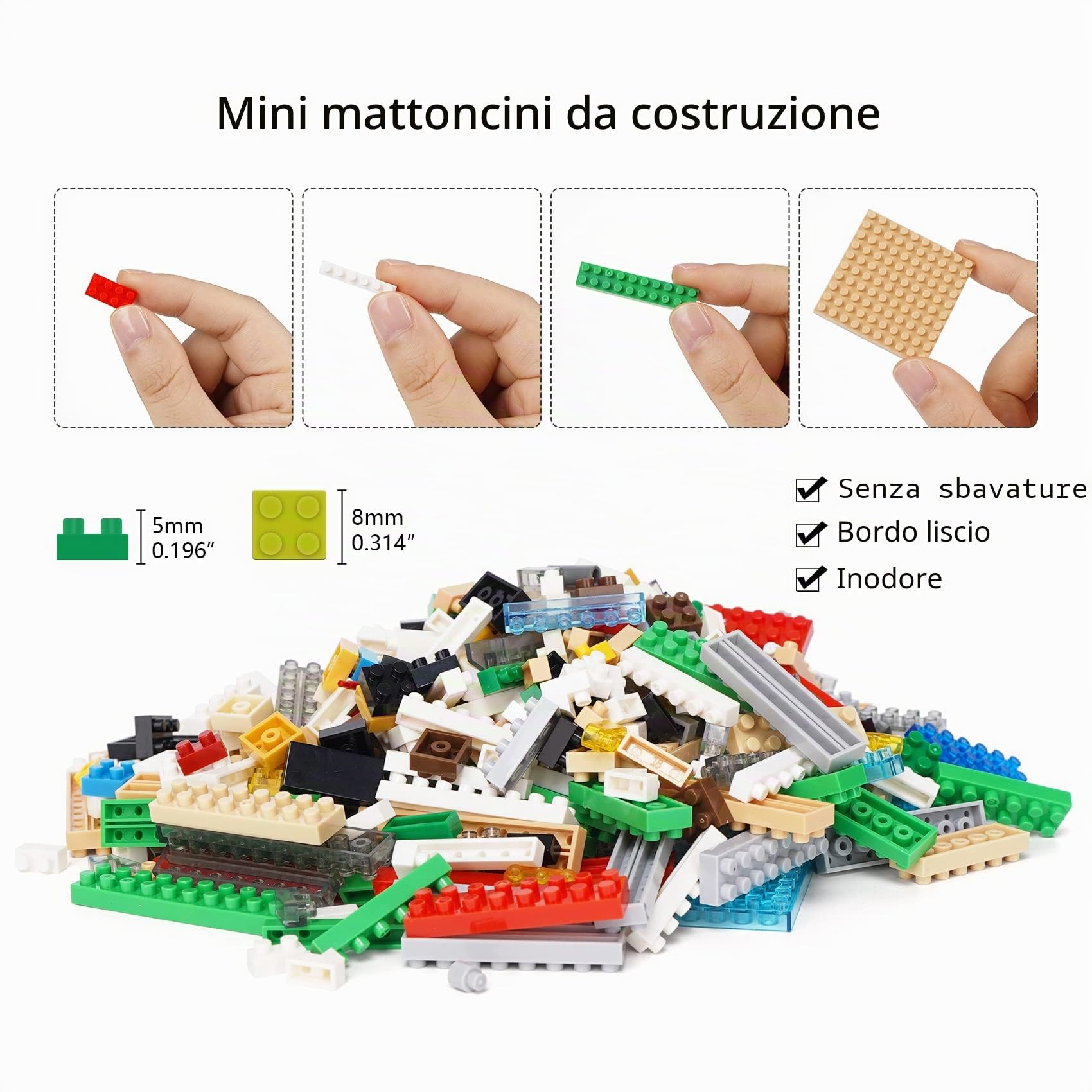 LULUFUN Taj Mahal Kit di blocchi da costruzione Mini blocchi da costruzione e modello di architettura, set perfetto per bambini più grandi e adulti 4036 pezzi