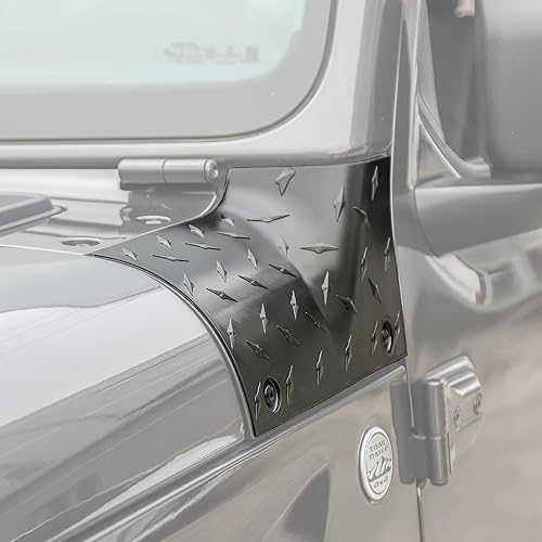 Savadicar Cowl Body Armor - Cubiertas exteriores de carrocería, protectores de esquina para Jeep Wrangler JL JLU y Jeep Gladiator JT 24 puertas,
