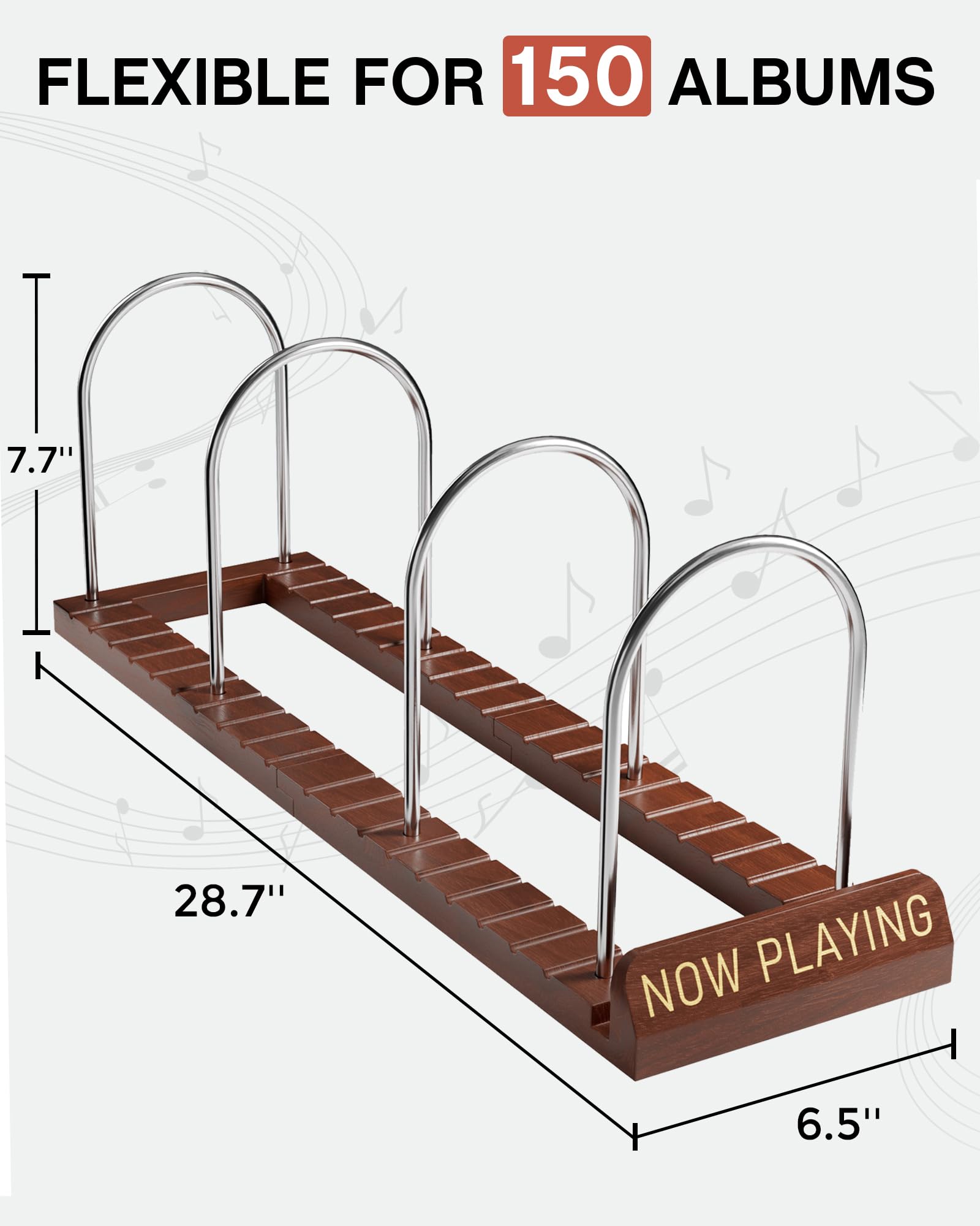 Meuble Disque Vinyle PRÉSENTOIRS POUR DISQUES Vinyles, Support Mural Pour Décoration Murale Now Playing Vinyl Support
