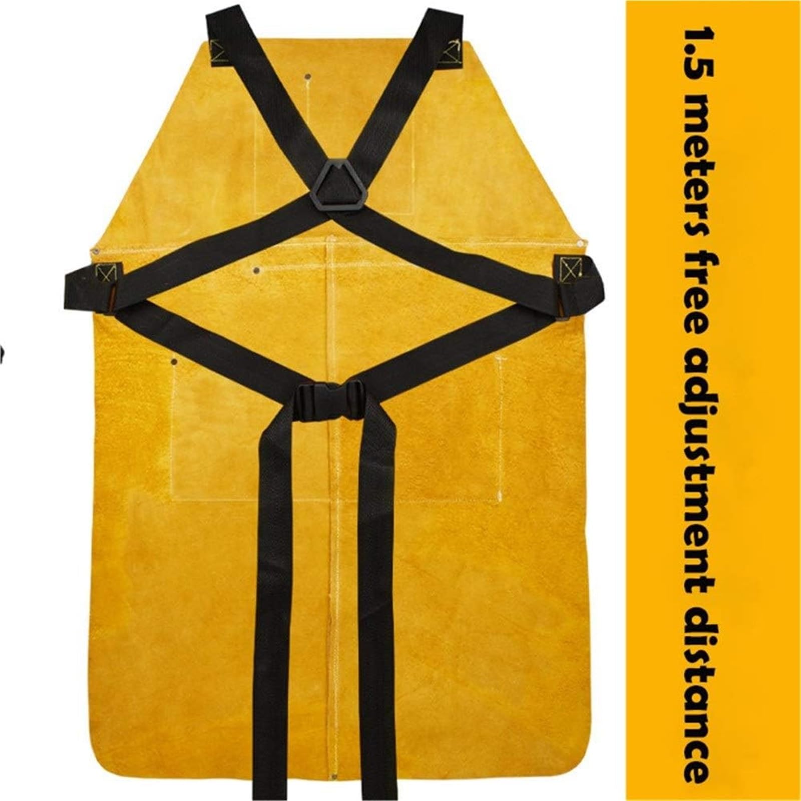 Fartuch roboczy, fartuchy robocze stolarzy, 1 szt. 90 cm x 60 cm, skórzany, spawalniczy, spawalniczy, ochraniacz na klatkę piersiową, przechowywanie w ogrodzie dla mężczyzn i kobiet