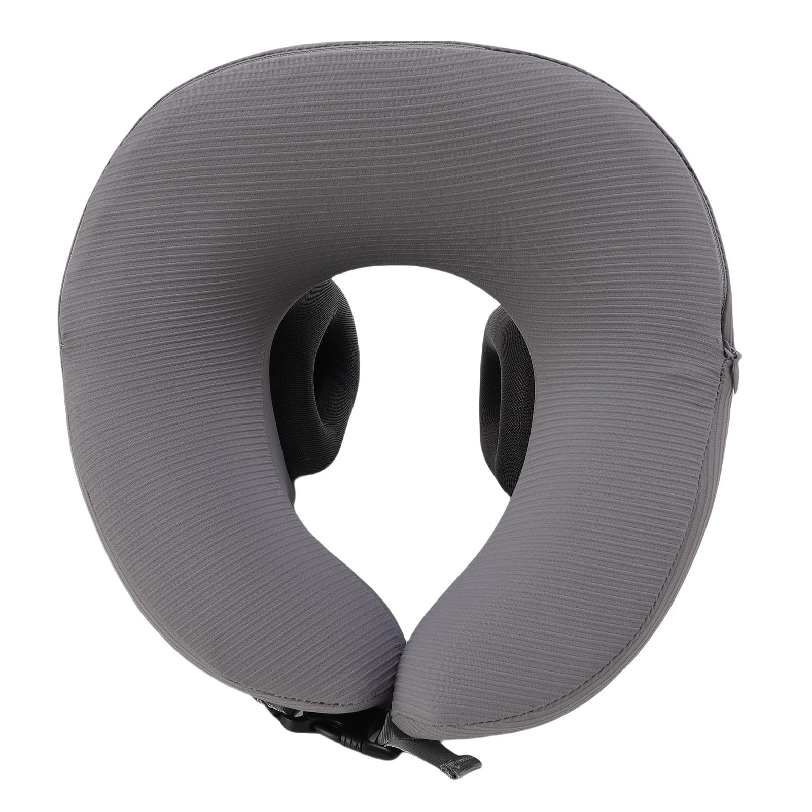 Almohada para el Cuello en Forma de U con Cancelación de Ruido Espuma Viscoelástica de Alta Densidad Tela Respetuosa con la Piel Correa Ajustable para Viajar en Avión Trenes Tela Transpirable