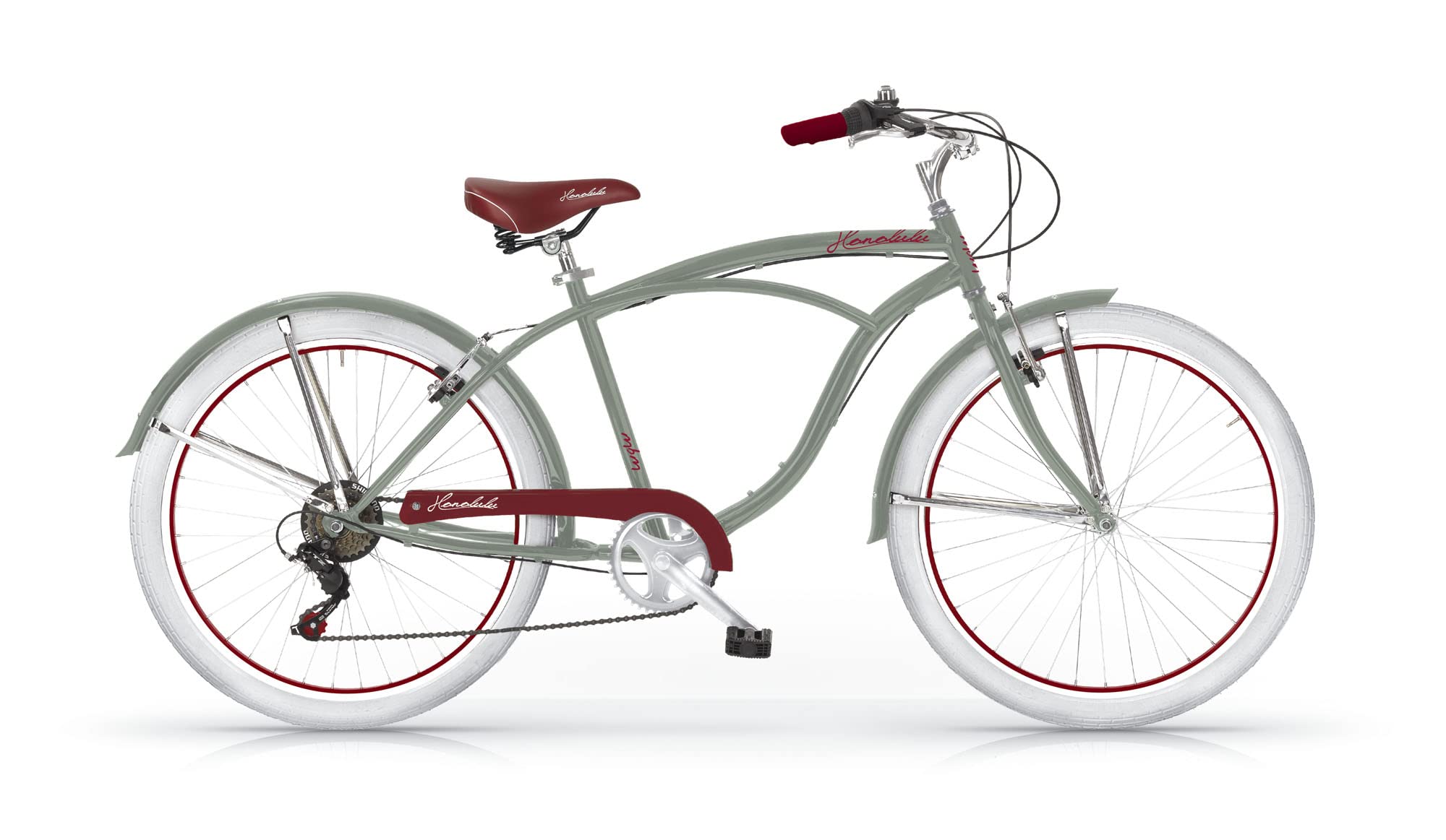 MBM Honolulu, Bici Cruiser Uomo, Nero A01, 26"