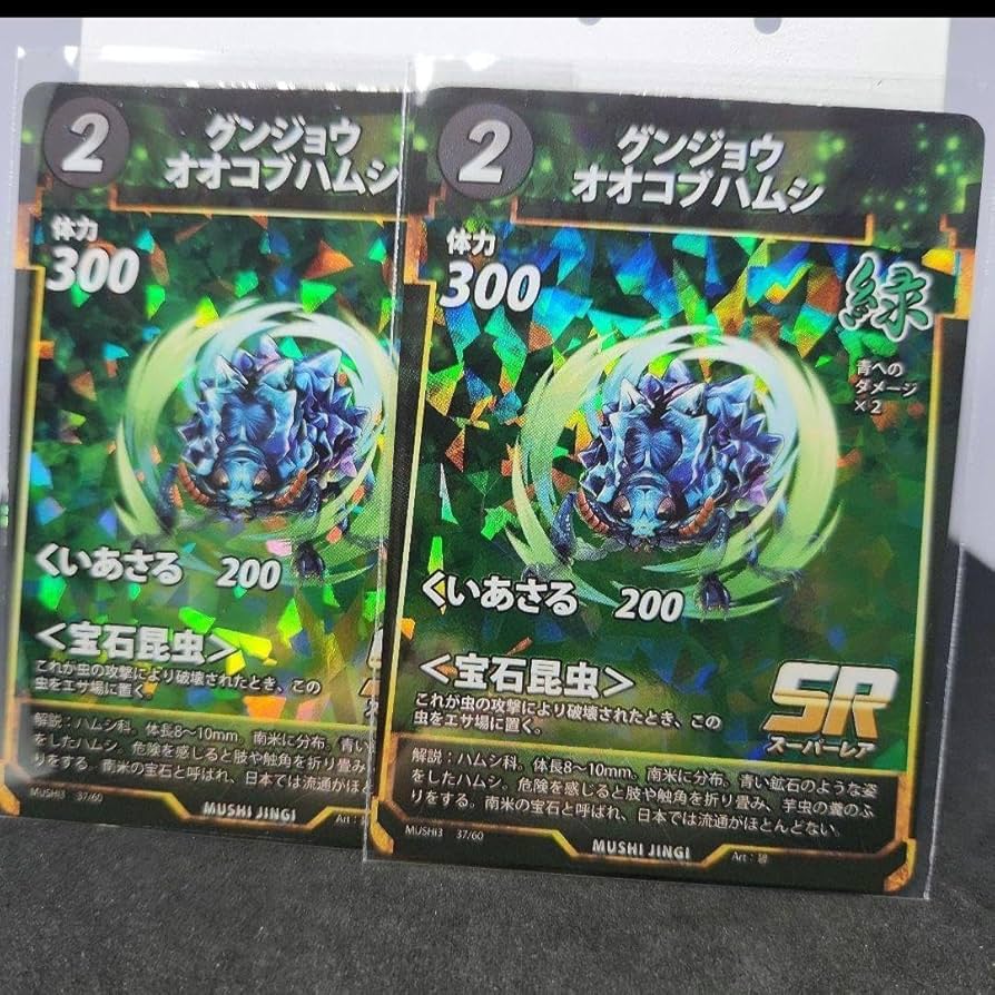 Amazon.co.jp: 蟲神器 虫神器 グンジョウオオコブハムシ 2枚組