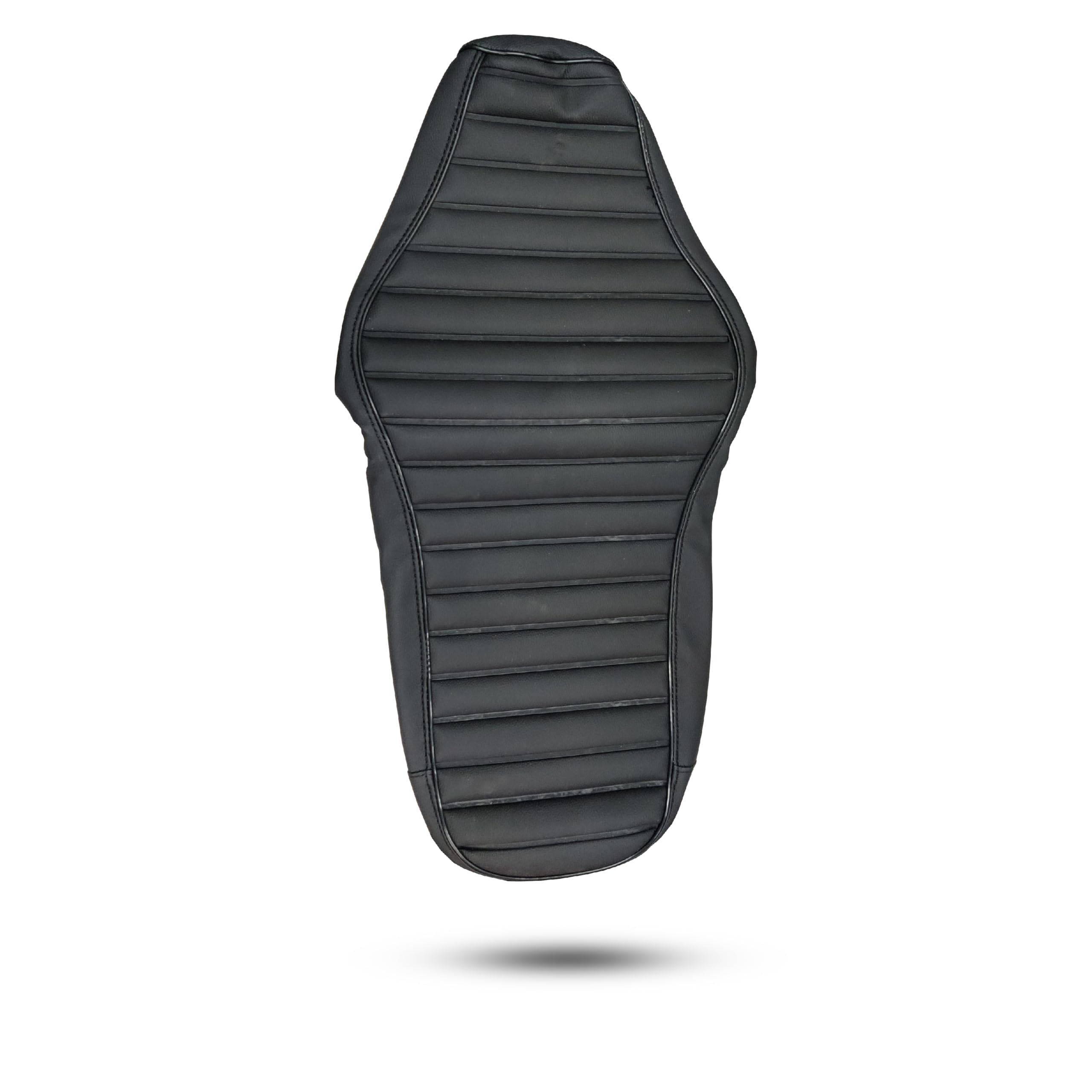 R.J.VON - Prime Quality Lether Finish Seat Cover Black for RE Bullet Standard 350 (2024 to 2025 Model)-image-3