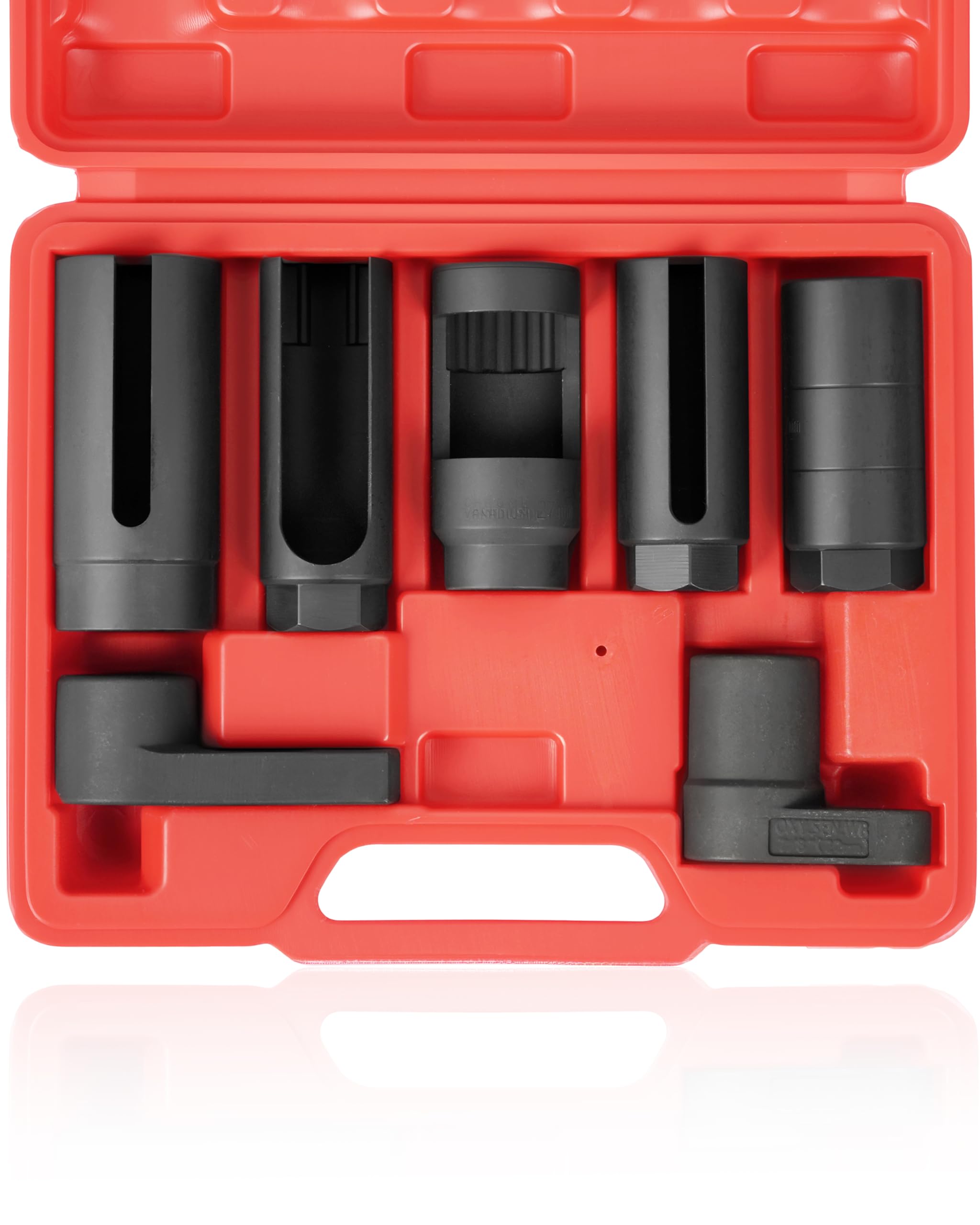 Juego de 7 extractores de sensor de oxígeno, 3/8" y 1/2" para envío de presión de aceite