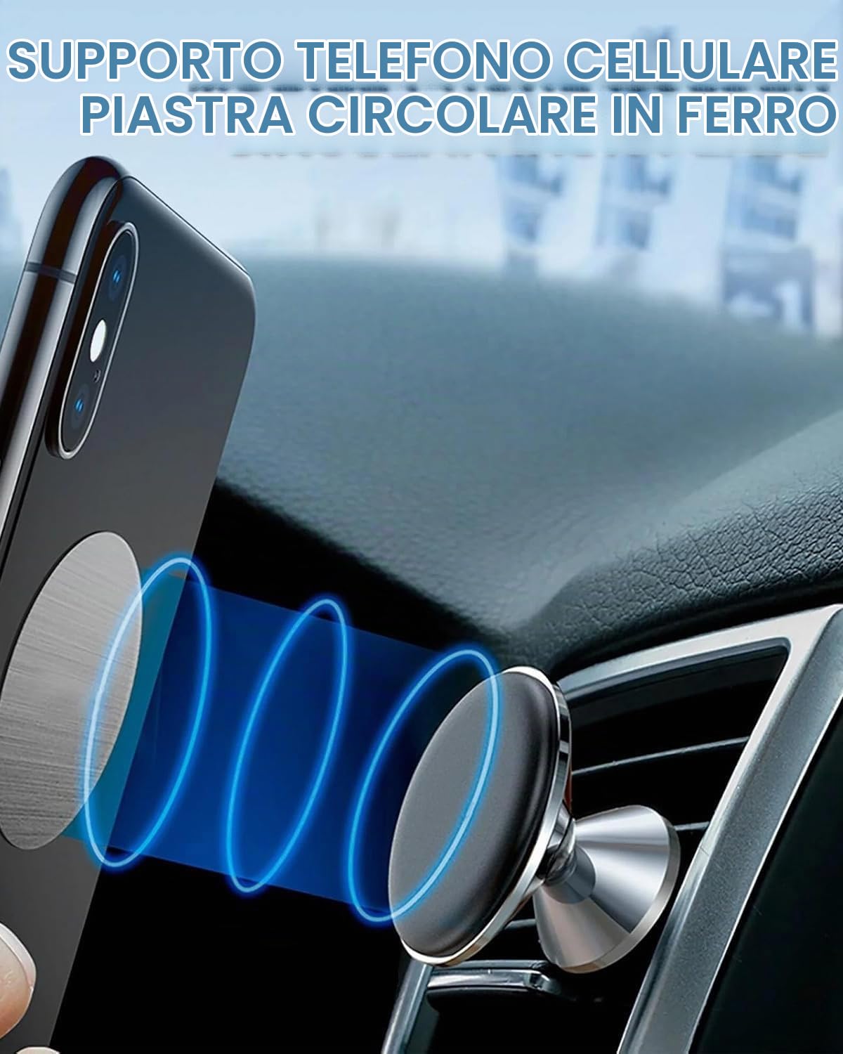 30pcs Piastre Metalliche Autoadesive, Piastra in Metallo per Magneti Girare in Ferro, Placche Metalliche Adesive Magro, Piastre Sottili in Metallo Utilizzo Multiplo per Supporto Magnetico Auto