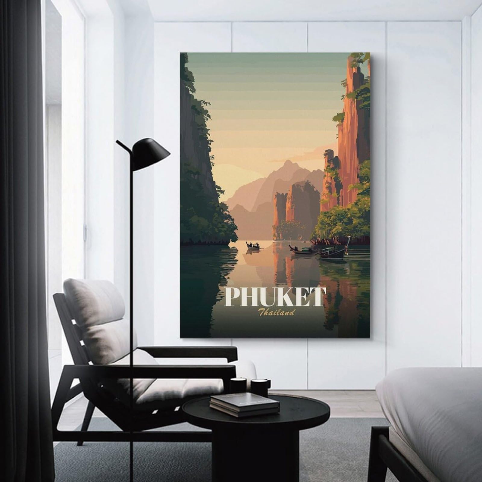 Junmoney Phuket Thailand Travel (2) Home Decor Wall Art, 20x30inch(50x75cm), for Work Areas, Reading Rooms Or Studios, An Interior Accent for Desk Areas