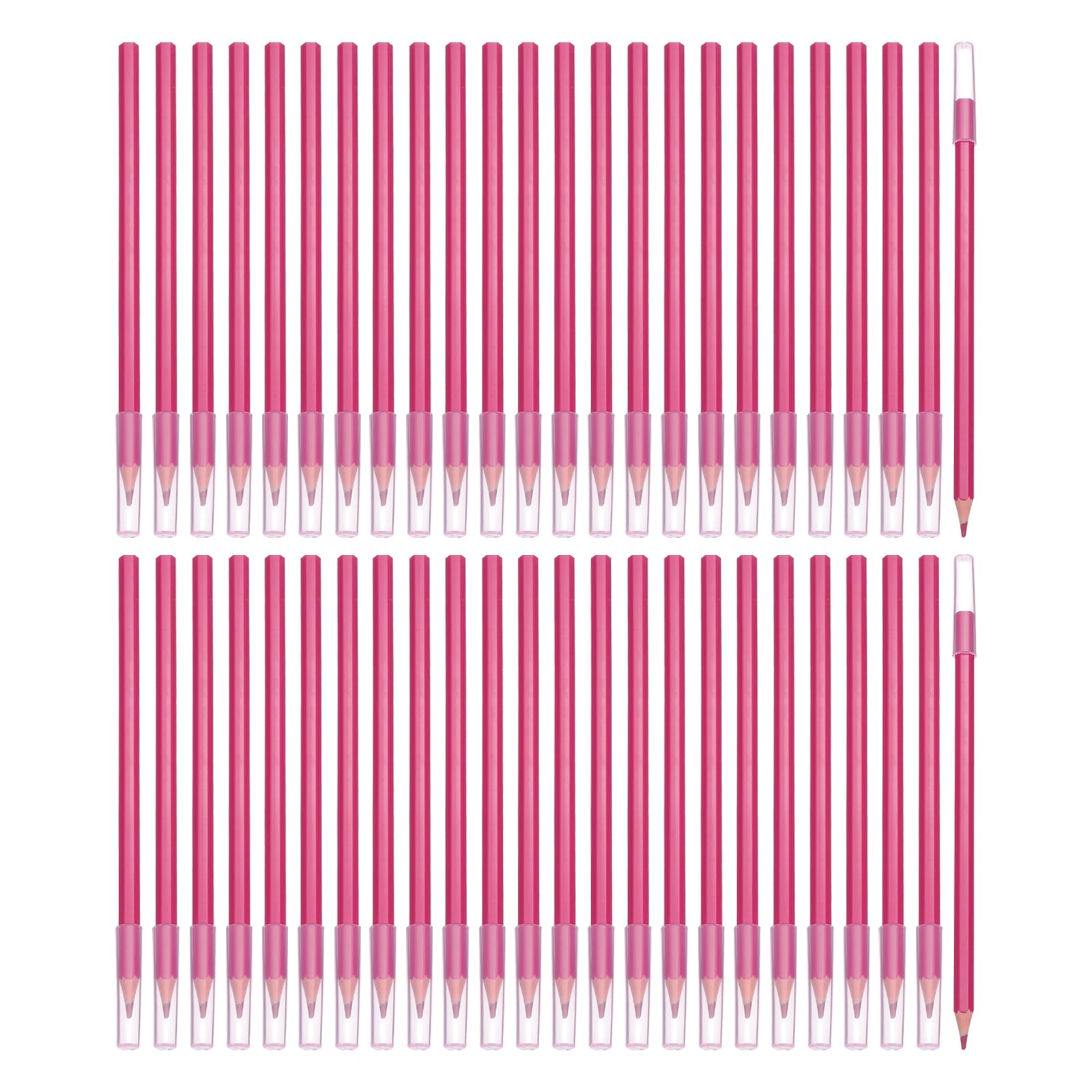 PATIKIL Pre-sharpened Colored Pencil Set, 36 Pcs Oil Color Pencils with Plastic Pencil Tip Cap Hexagonal Rod Wooden Pencils for Artists Art Painting, Purple