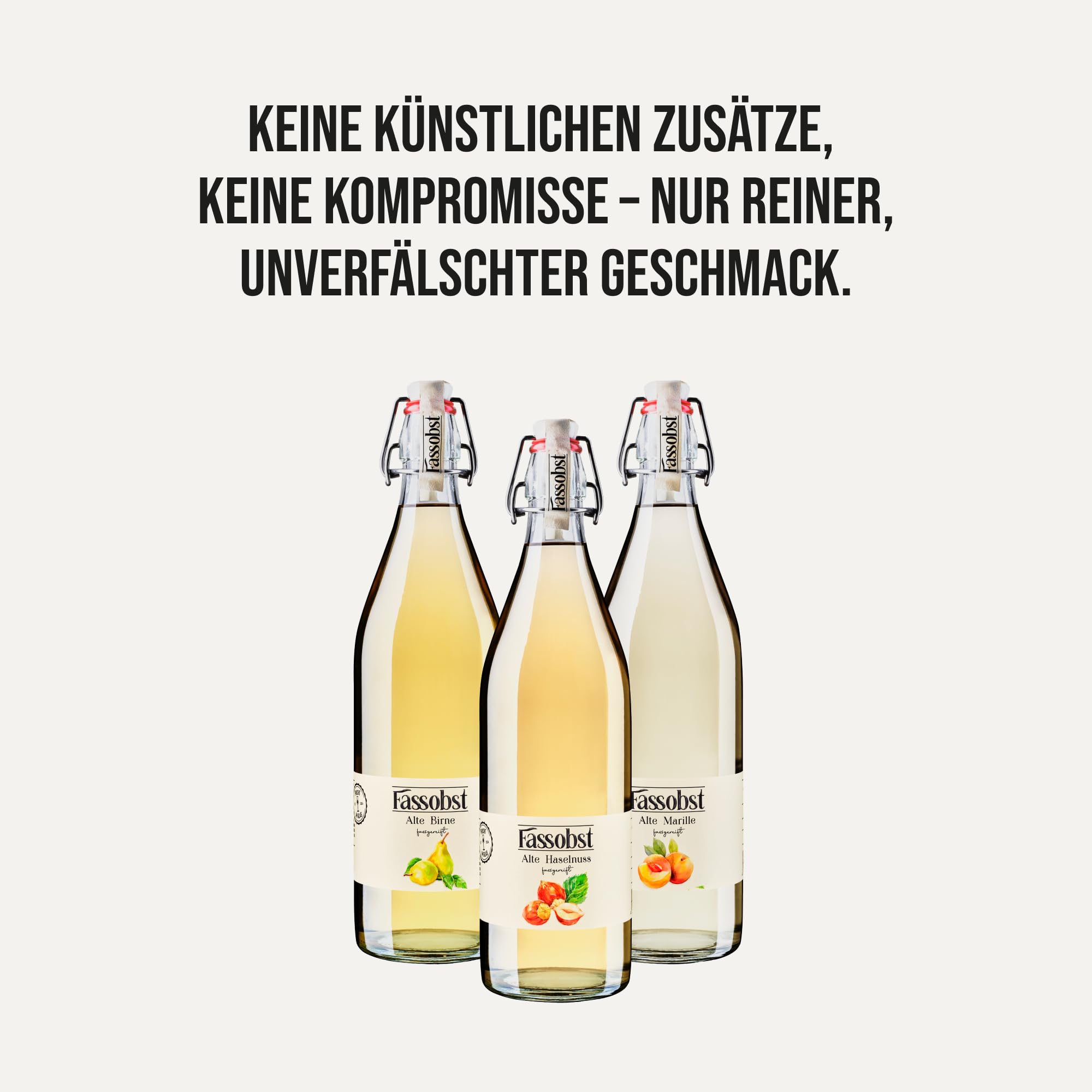 Fassobst Alte Birne - fruchtiger Williams Christ Obstler, 40% vol., fassgereift im Schwarzwald, milder Schnaps in der Bügelflasche, 1 x 1.0 l