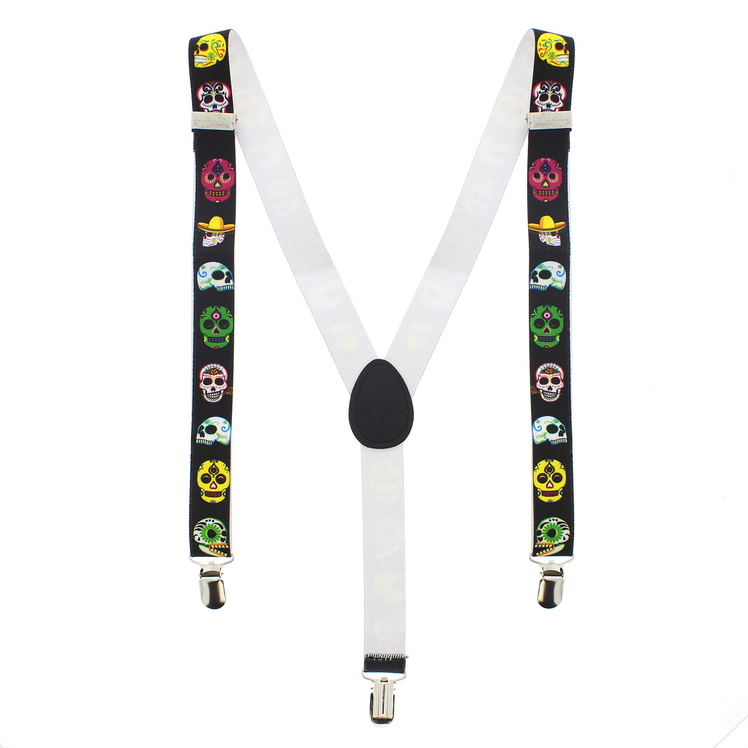 Zac's Alter Ego Adjustable 25mm Sugar Skull Braces