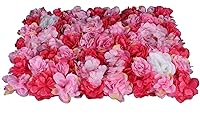 Vista 15 de Paneles de pared de flores artificiales de 16 x 24 pulgadas, tapetes de pared de flores de seda para jardín al aire libre, patio, valla, valla de 4