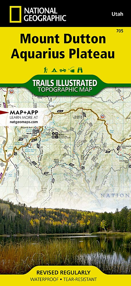 Mount Dutton, Aquarius Plateau Map (National Geographic Trails Illustrated Map, 705)