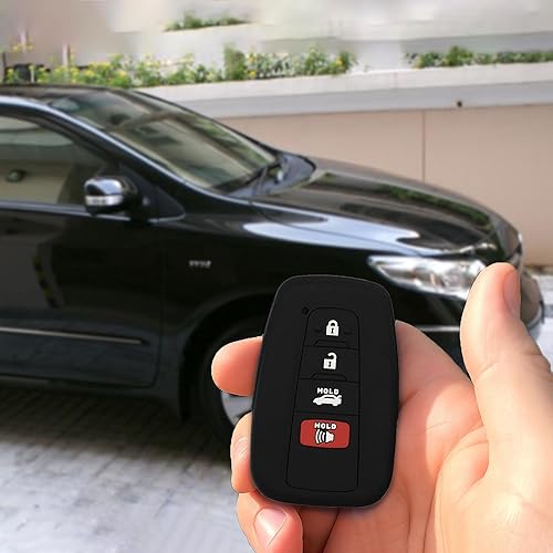 Miniatura 6 de Autobase Funda de silicona para llavero Toyota Camry RAV4 Highlander Avalon C-HR Prius Corolla GT86 Smart Key  Accesorio de automóvil  Funda de