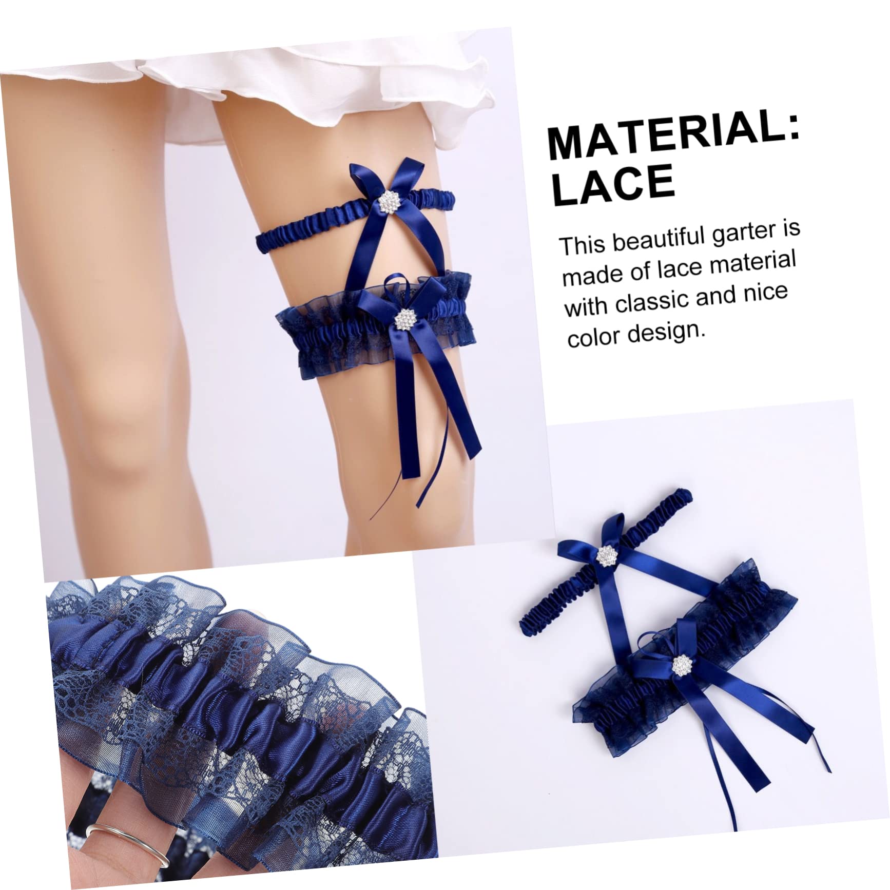 Abaodam 10pièces Garter Dentelle Pour Mariage De Jarretières Élégantes Pour Femmes Accessoire De Légèreté Confort Décoration De Jambe Idéale Pour Mariée Et Invités