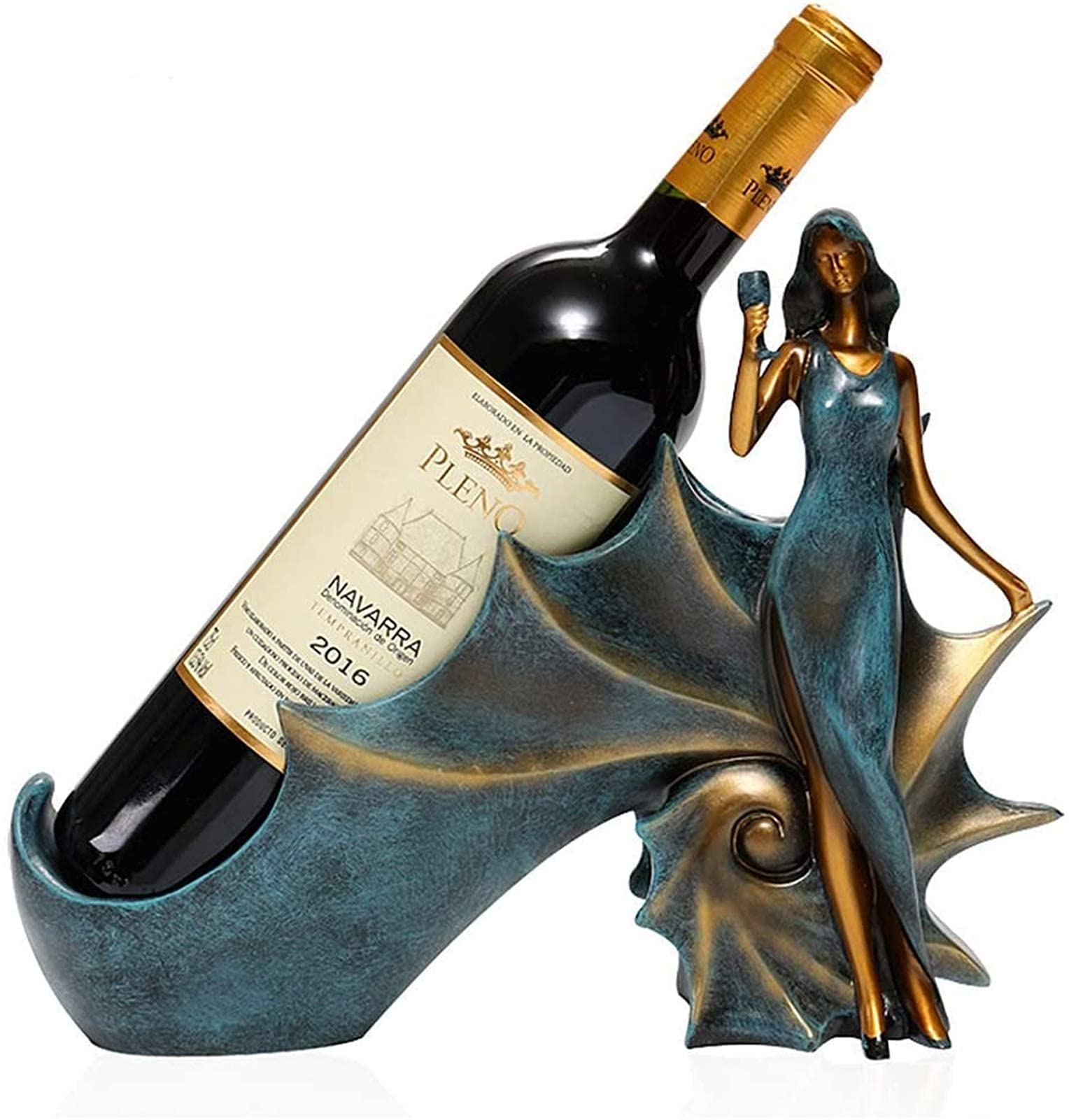 Support de vin et porte-bouteille stable en résine écologique pour la maison