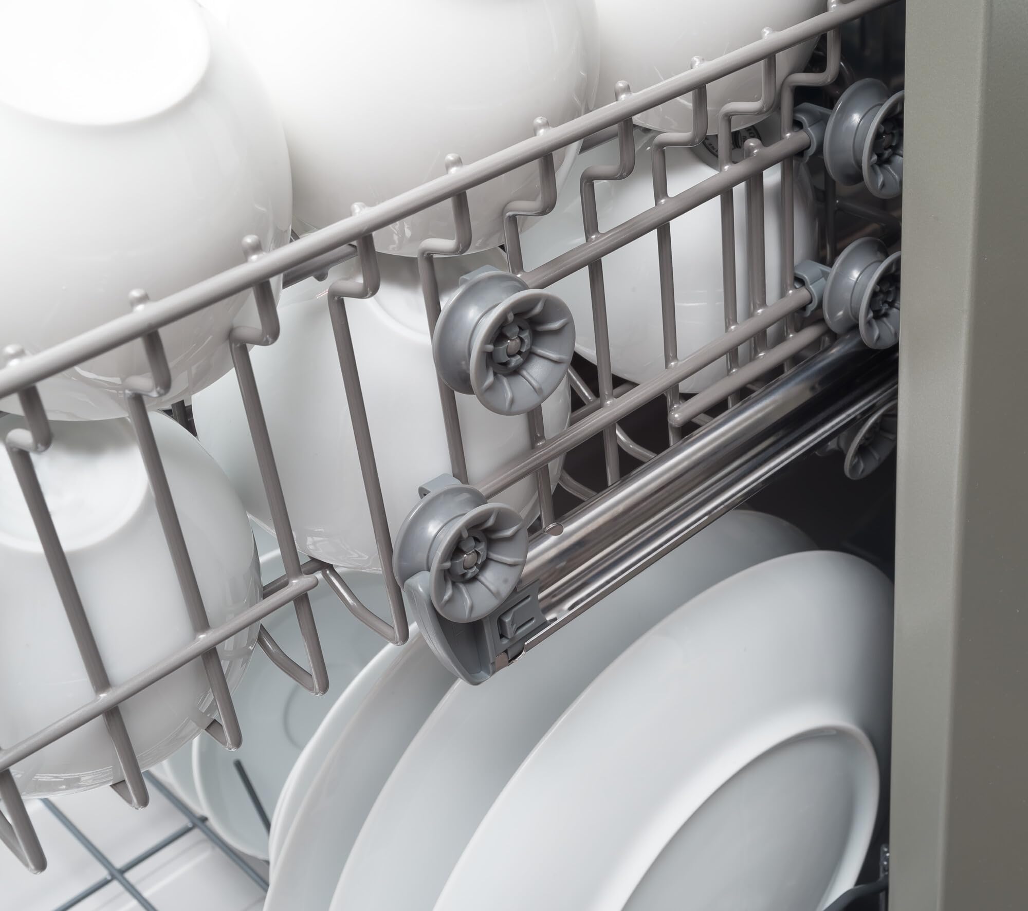 Amica Unterbau Geschirrspüler 60 cm 10 Maßgedecke OpenDry EGSPU 500 911 E | 6 Programme, 3 Körbe, AquaStopp, OpenDry Türöffnung, Startzeitvorwahl, Höhenverstellbarer Oberkorb, 44 dB