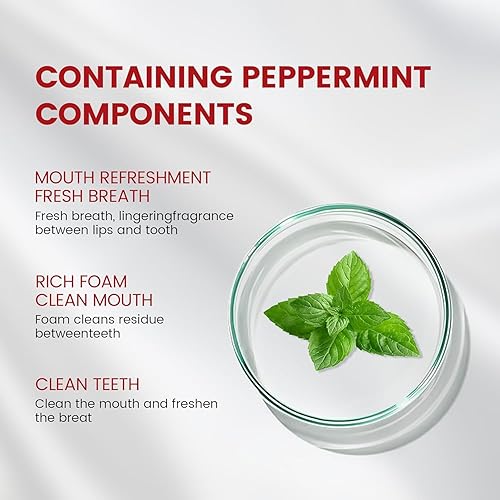 Miniatura 7 de SP-6 Pasta dental blanqueadora probiótica para blanquear los dientes y la salud de las encías, sabor a menta fresca, uso diario para el cuidado