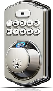 Veise Fingerprint Door Lock, Keyless Ent...