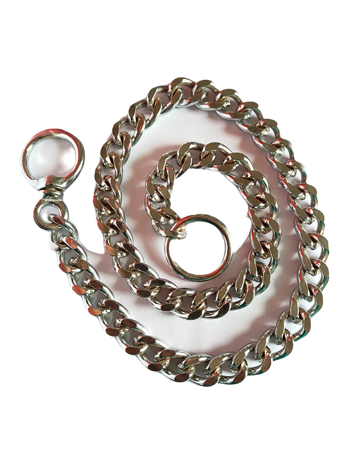 RvPaws Chrome Chock Metal Chain Training Dog Pet Collars Necklace Dog Training Choke Collar 30 Inch (B09J29FJ2Q) Amazon Price History, Amazon Price Tracker