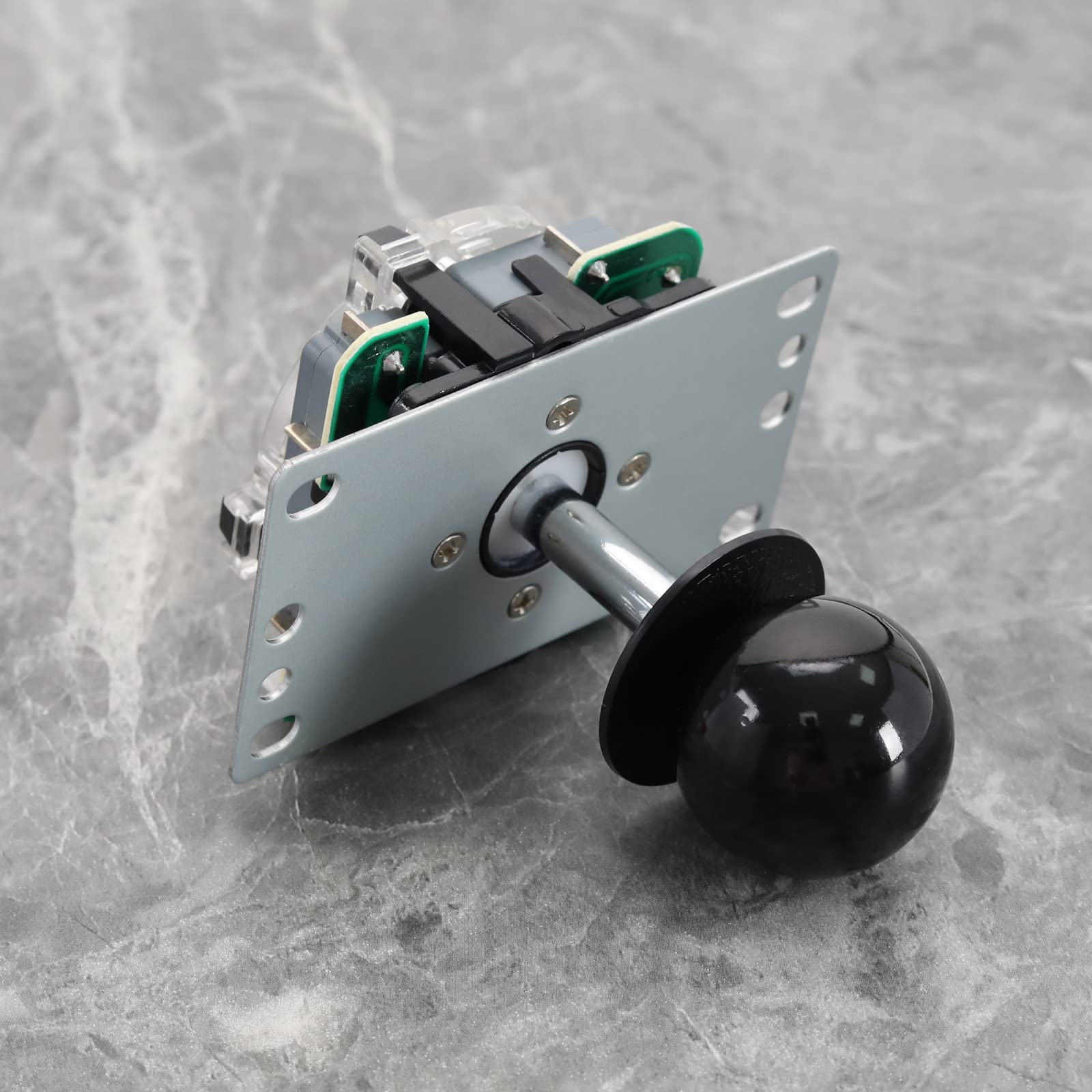 eMagTech 2 szt. 5-pinowy 8-kierunkowy joystick zręcznościowy zamiennik myśliwców joystick pasuje do automatów do gier zręcznościowych, akcesoria do kontrolerów z górnym uchwytem kulkowym